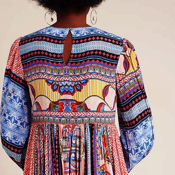 Anthropologie Bhanuni Jyoti Marcelina Midi Dress - Picture 4 of 8